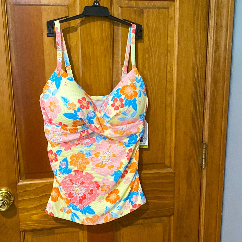 Beach House Christa Wrap Underwire Textured Tankini